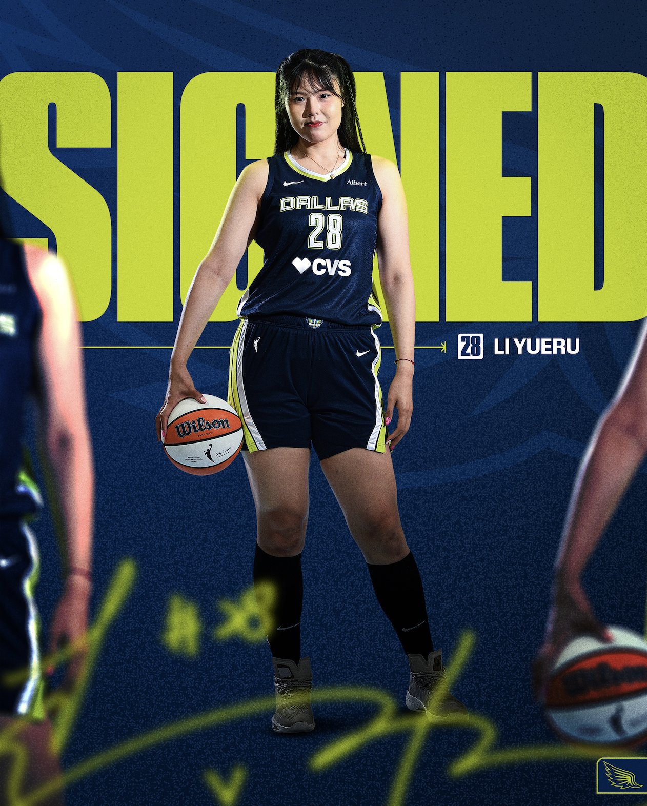 Li Yueru, Dallas Wings ile sözleşme yeniledi