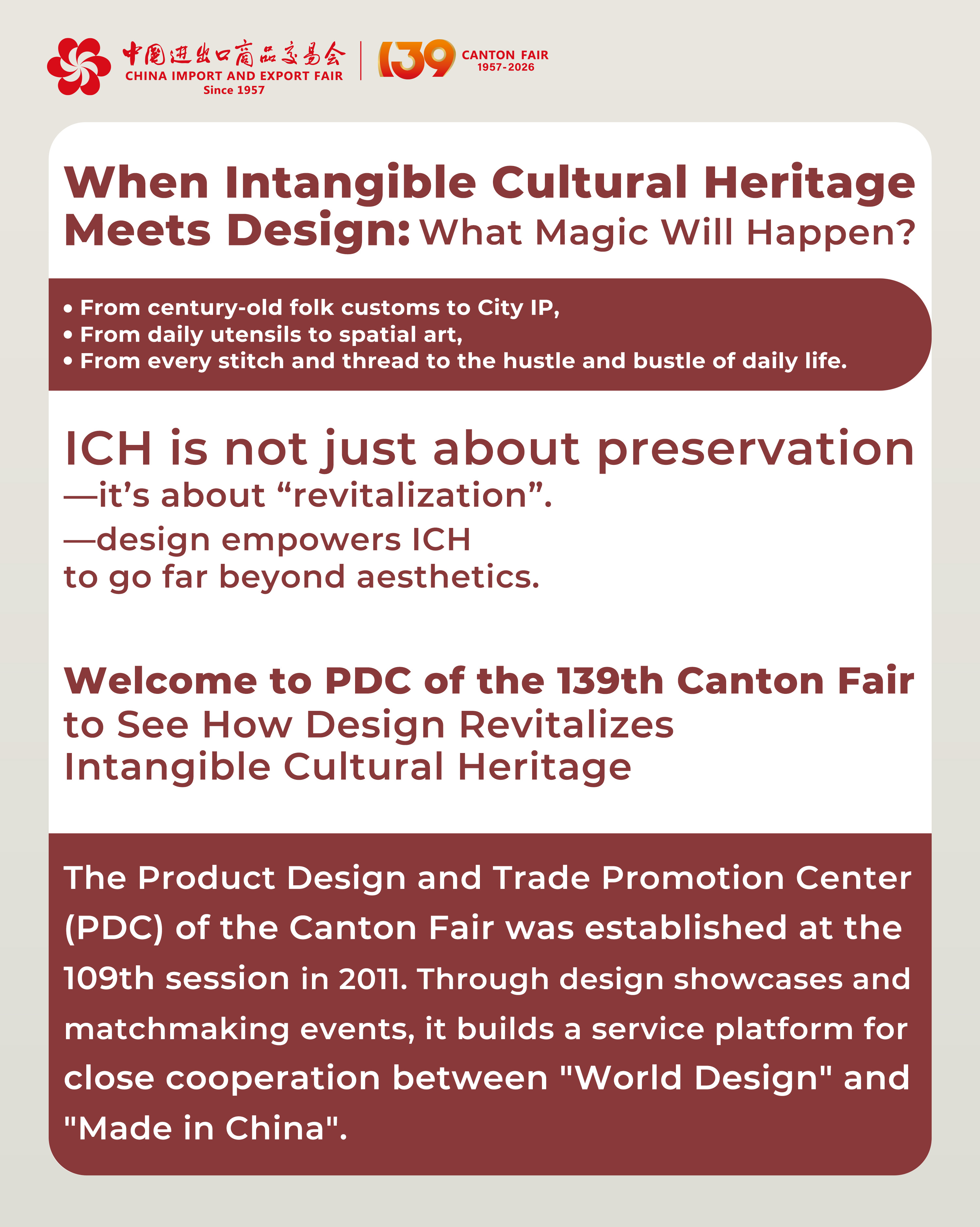 Kanton Fuarı'nda Tasarım ve Kültürel Miras Buluşuyor