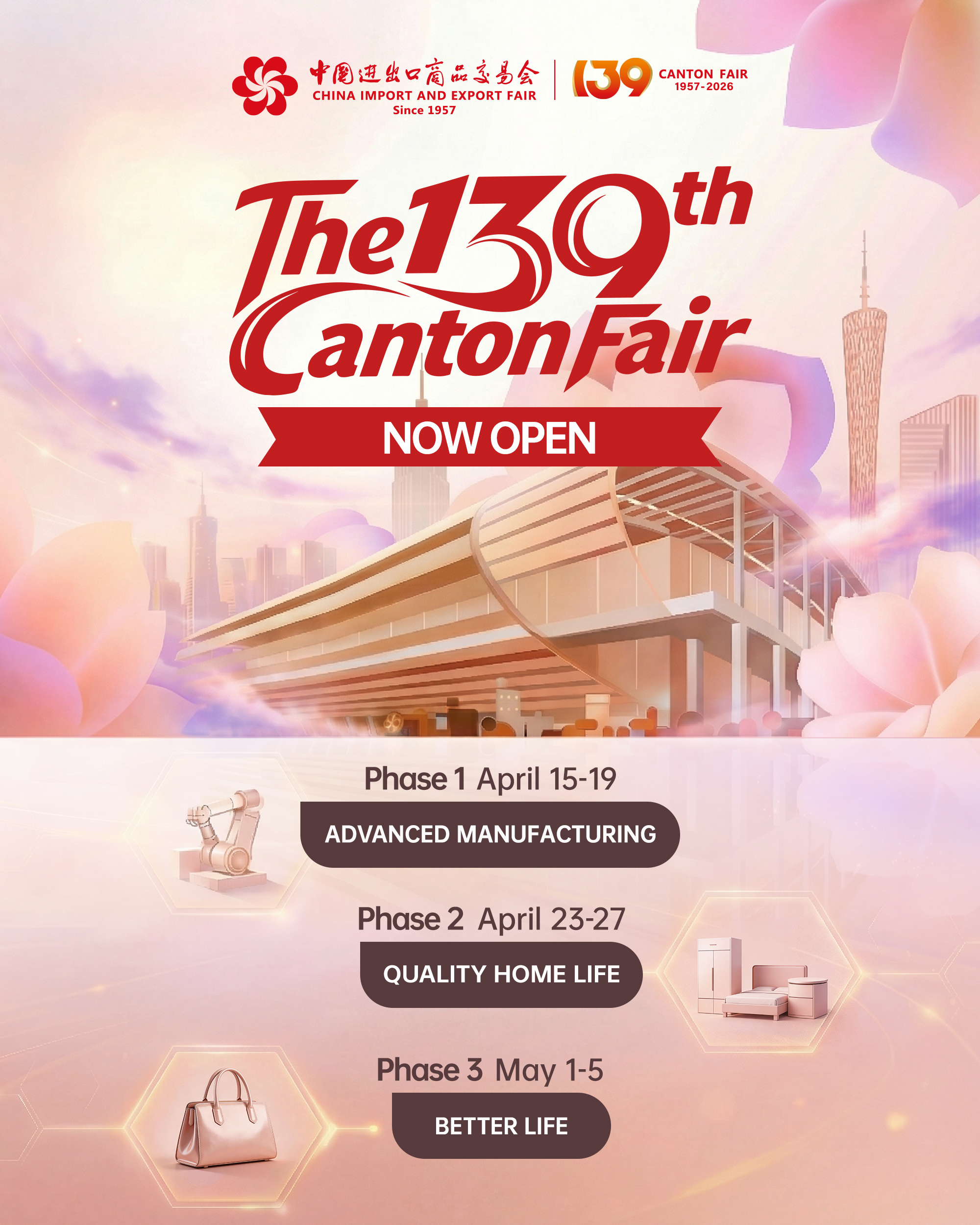 139. Canton Fuarı, Yurt Dışı Alıcılarına Kapılarını Açtı