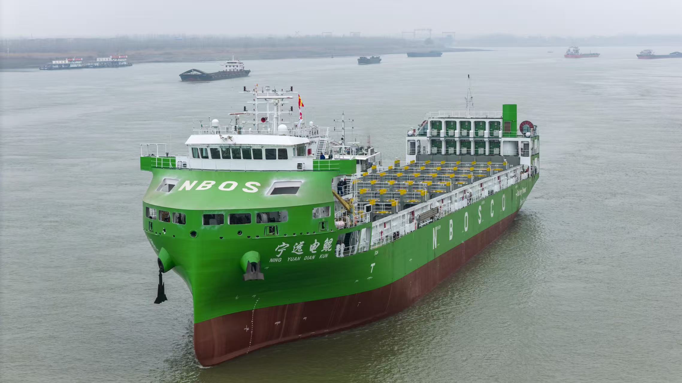 Dünyanın En Büyük Elektrikli Konteyner Gemisi Teslim Edildi