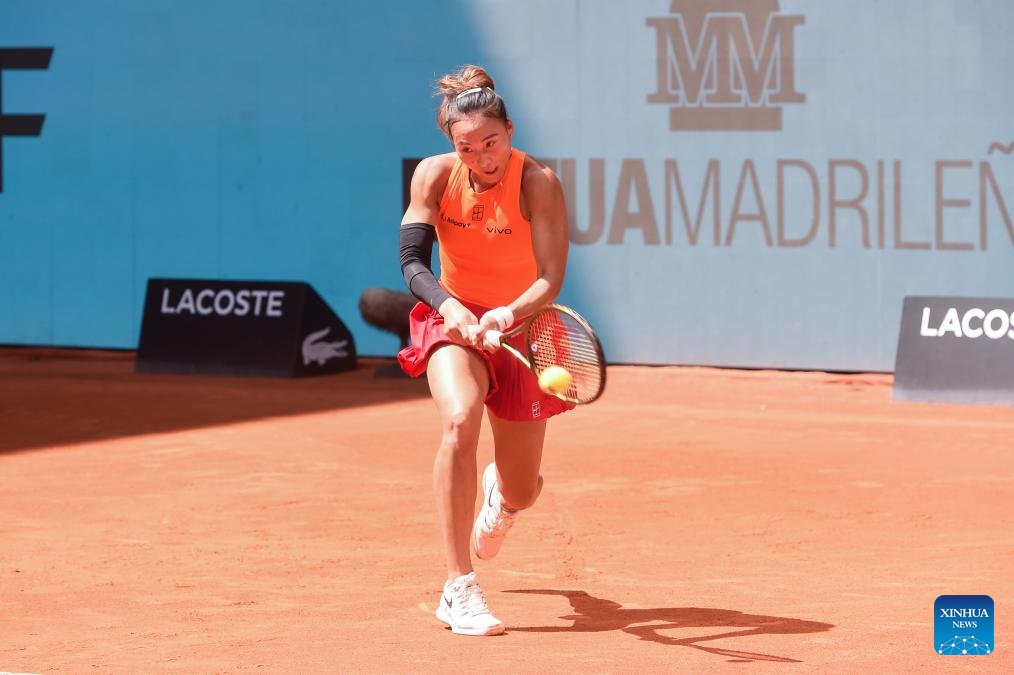 Zheng Qinwen Madrid Açık'ta güçlü bir performans sergileyecek