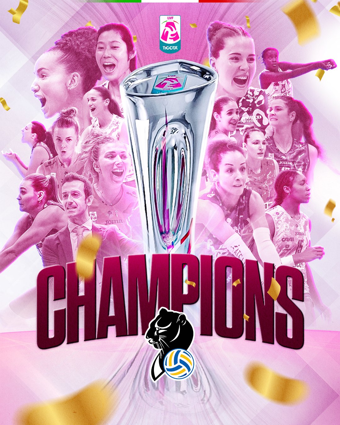 Prosecco Doc Imoco Conegliano, şampiyonluğunu korudu