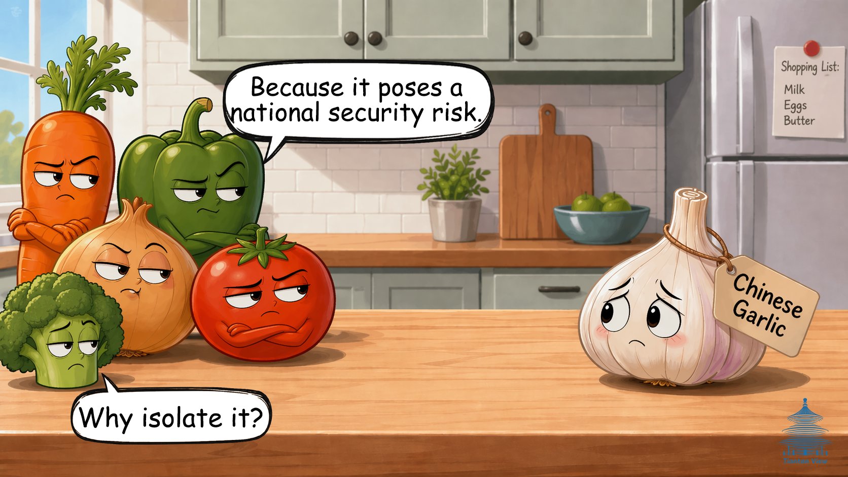 Sarımsak, kaygı ile 'casus' ilan edildi