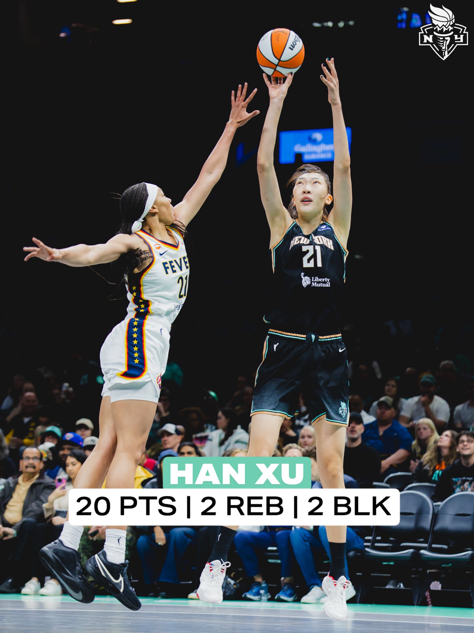 Han Xu, WNBA öncesi etkileyici performans sergiledi