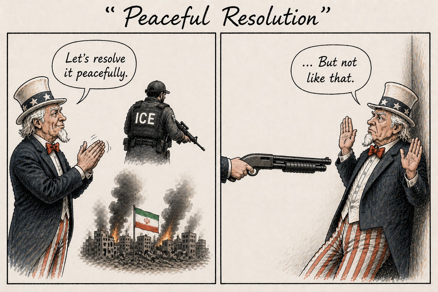 Trump'tan Barışçıl Çözüm Çağrısı