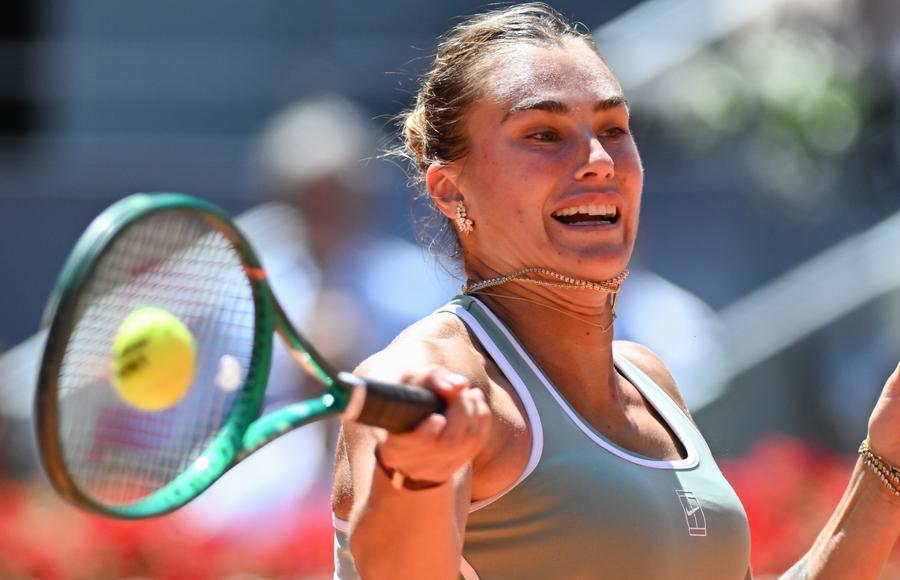 Aryna Sabalenka, Madrid Açık'ta çeyrek finale yükseldi