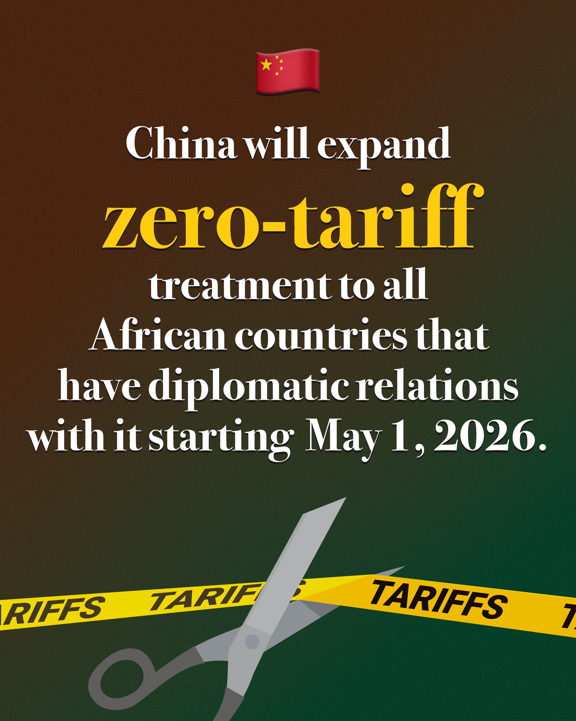 Çin, Afrika Ülkelerine Sıfır Gümrük Vergisi Uyguluyor