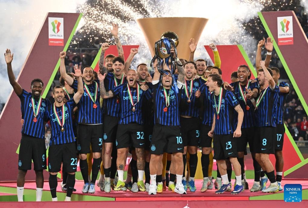 Inter Milan, 10. İtalya Kupası'nı kazandı