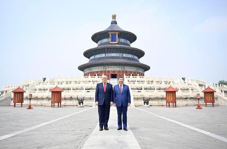 Xi Jinping ve Trump, Cennet Tapınağı'nı Ziyaret Etti