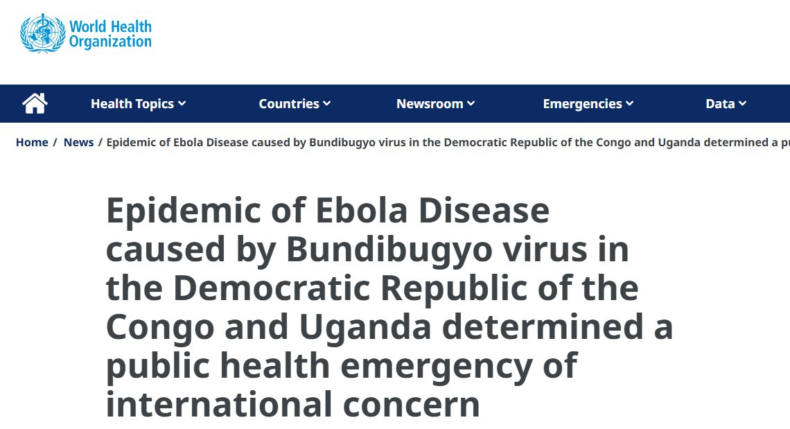 Dünya Sağlık Örgütü Ebola Salgınına Dikkat Çekti