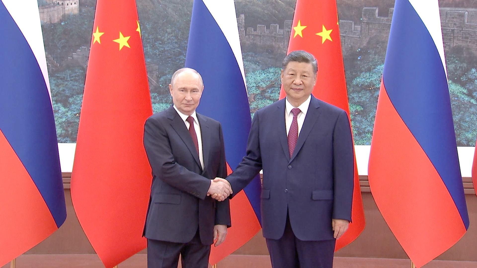 Xi Jinping ve Vladimir Putin'in tarihi buluşması