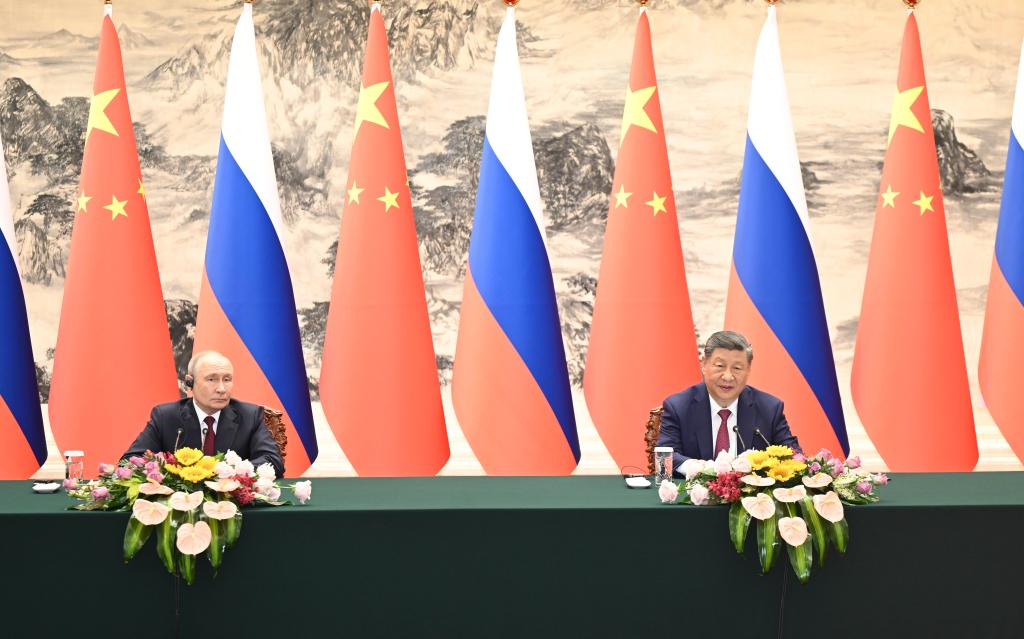 Xi Jinping ve Vladimir Putin Ortak Basın Toplantısı Düzenledi