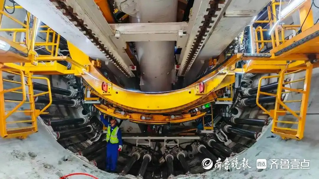 Yeni tünel açma makinesi Yantai'da çalışmalara başladı