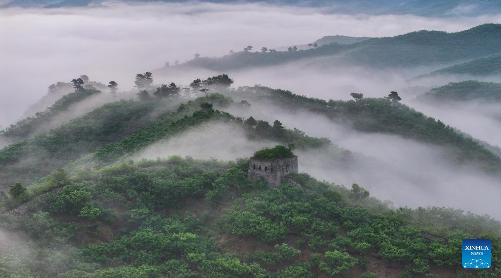 Çin'in Hebei Eyaleti'nde Sabah Manzaraları