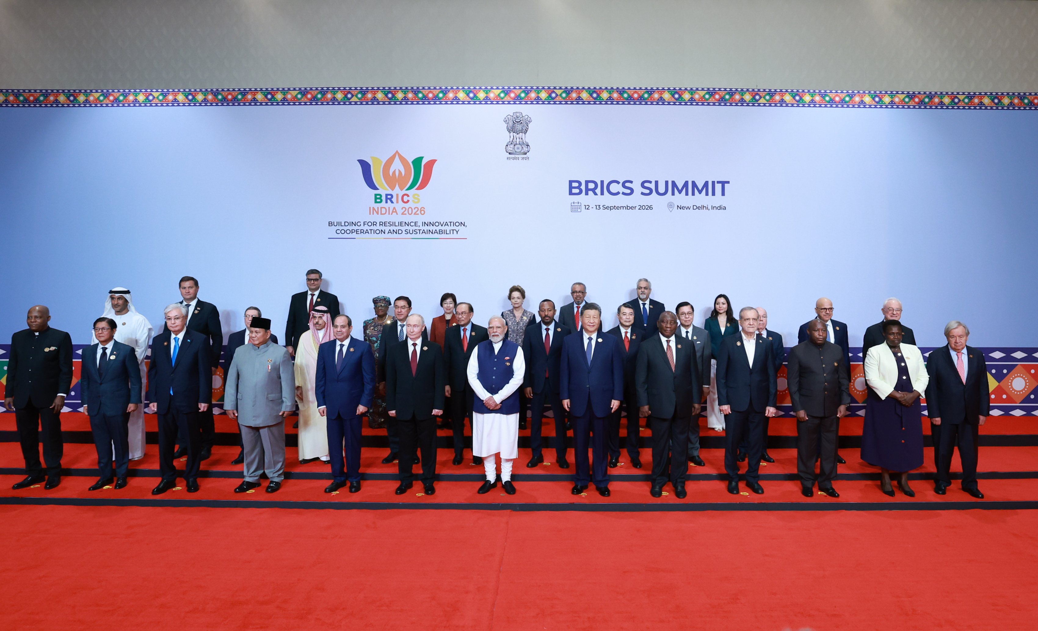 Xi Jinping, BRICS Liderleriyle Bir Araya Geldi