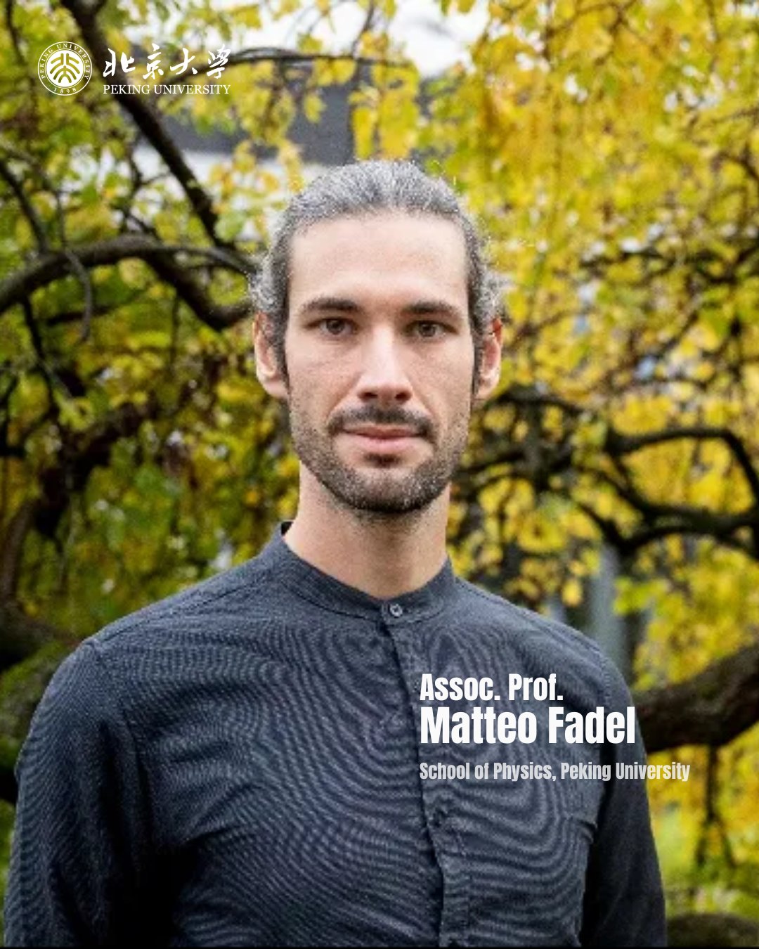 Matteo Fadel, PKU Fizik Okulu'na Katıldı