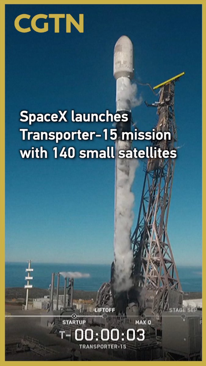 SpaceX Transporter-15 Görevi ile 140 Küçük Uyduyu Yörüngeye Taşıdı