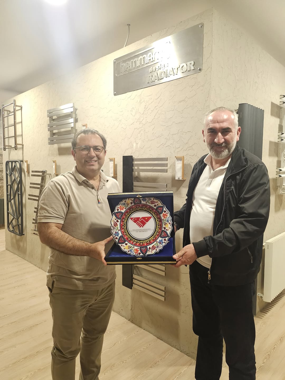 İhsan BEŞER, Hammam Radim Radyatör Üyesi Oğuzhan CELLAT'ı Ziyaret Etti